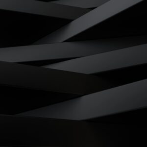 Abstract black 3D panel texture background with subtle depth for fitness program artwork.